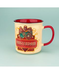 Amsterdam Vintage Mug-Red